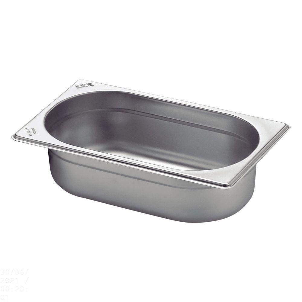Cuba Tramontina 1/4 Em Aço Inox Sem Alças Profundidade 100 Mm - Aço 304 Tramontina