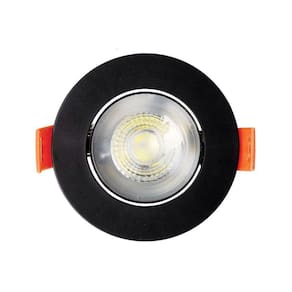 Spot Led Redondo De Embutir Easy 5w Preto Bivolt Llum 4000k Luz Neutra