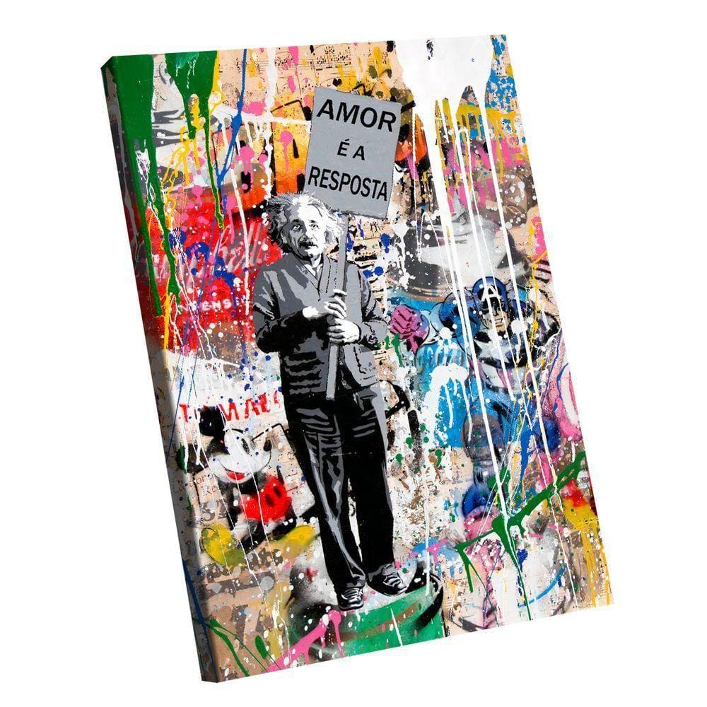 Quadro Decorativo Love Is The Answer