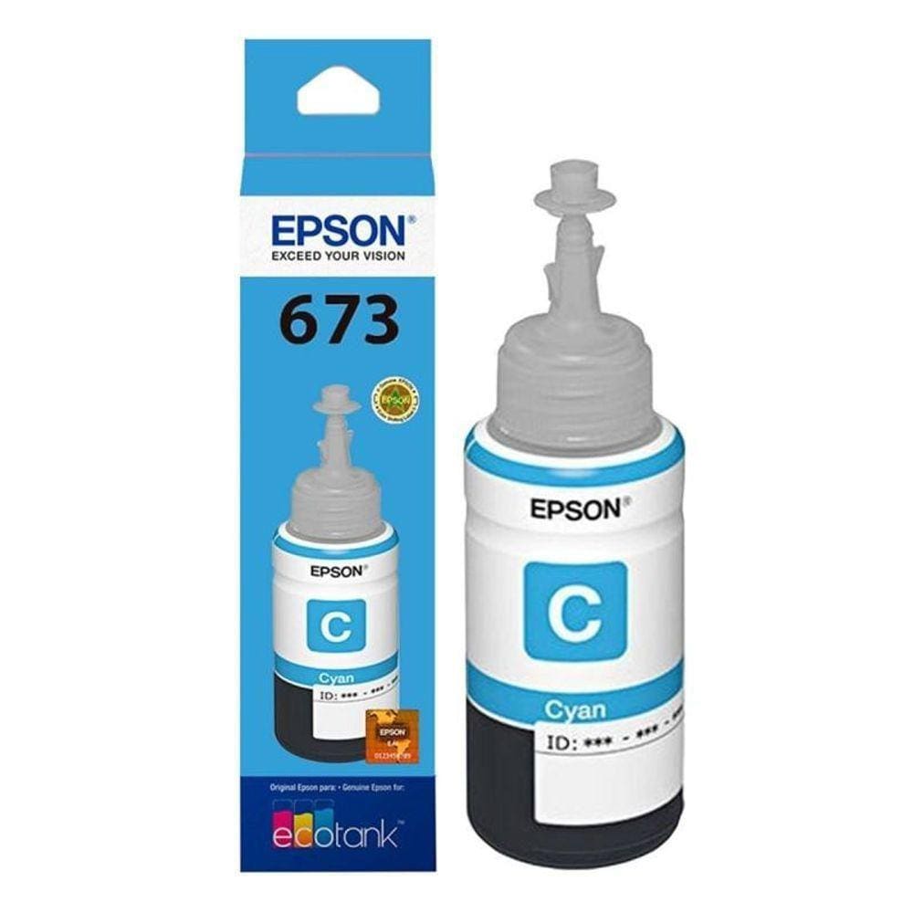Refil De Tinta Epson Ciano 70Ml - T673220-Al