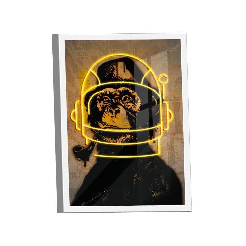 Quadro Macaco Reluzente -- Br Artes