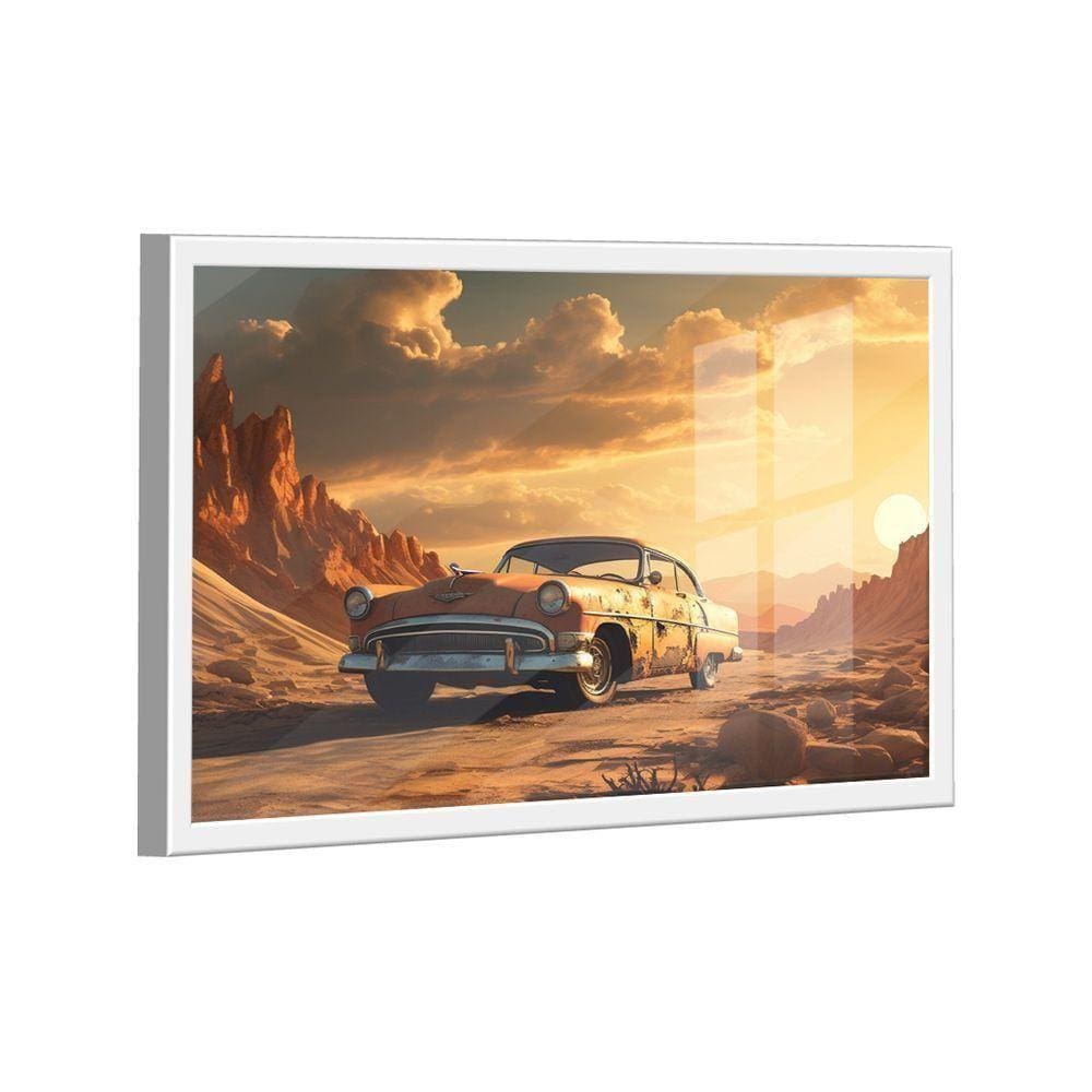 Quadro Relíquia No Deserto -- Br Artes