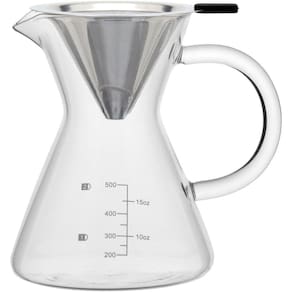 Kanne Cafeteira Com Filtro 16X16X12Cm 500Ml Borosilicato Transp