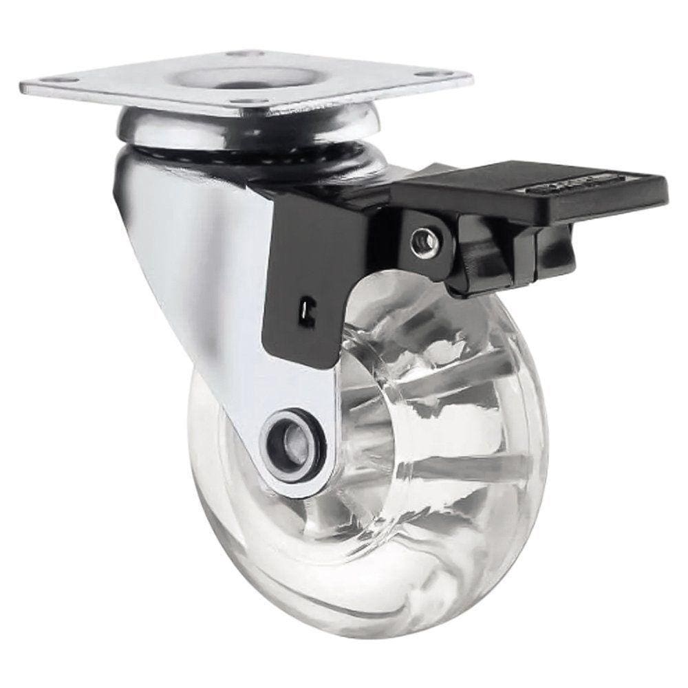 Rodízio Em Gel Pu Com Trava -fertak 100mm