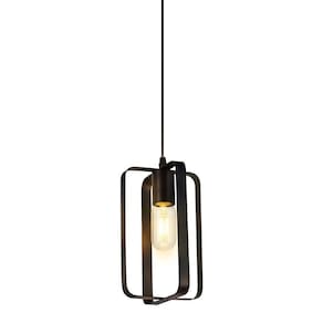 Lustre Pendente Taschibra Metal Infinit Preto E27 Bivolt
