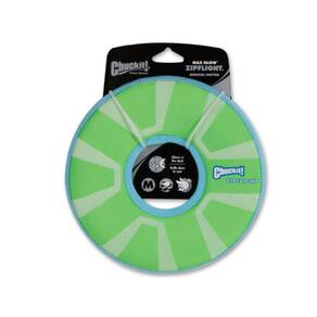 Brinquedo Frisbee Max Glow Zip Flight Disco Voador Flutuante Brilha No Escuro Para Cães Médio