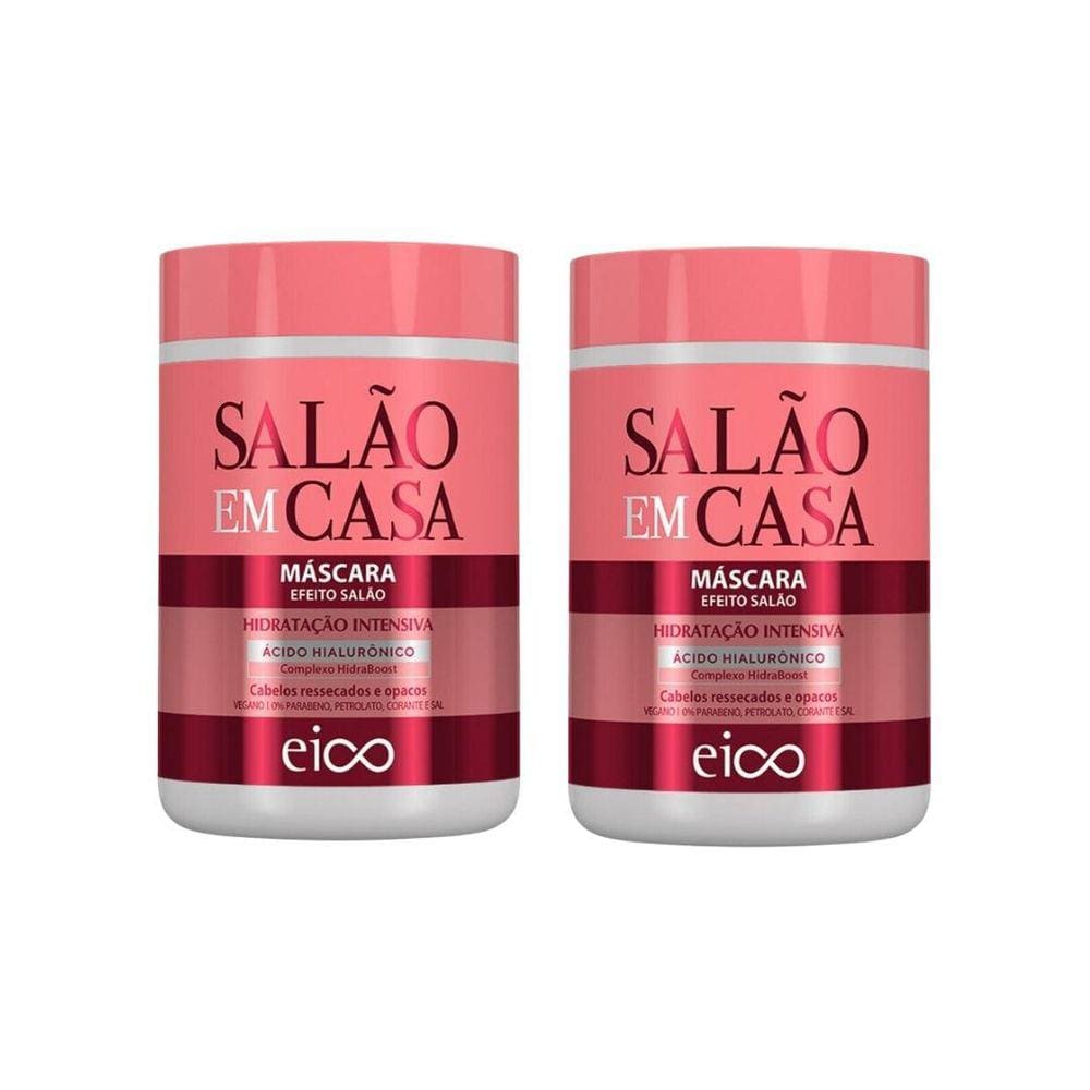 Mascara Eico 1Kg Salao Casa Hidr Intensiva - Kit C/2Un