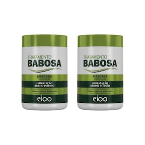 Mascara Eico 1Kg Efeito Salao Babosa - Kit C/2Un
