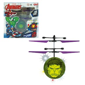 Bolinha Voadora Hulk Com Sensor de Mão Vingadores Marvel