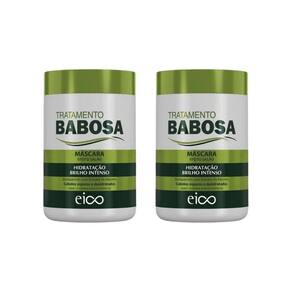 Mascara Eico 1Kg Efeito Salao Babosa - Kit C/2Un
