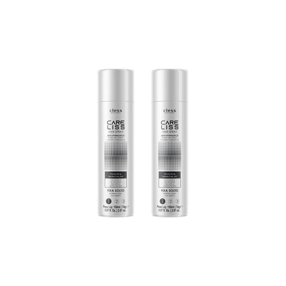 Hair Spray Fixador Care Liss Normal Fixa Solto 150Ml-Kit 2Un