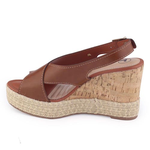 Sandália Anabela Feminina Tanara T6942 Wellen Casas Bahia