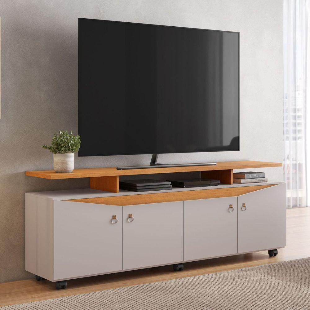 Rack para Tv até 65 Polegadas Elogio Candian Off/Cinamomo