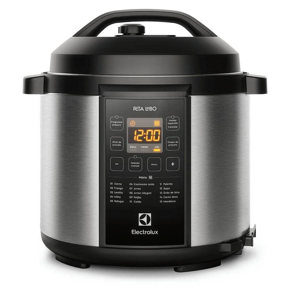 Panela de Pressão Electrolux Elétrica 6L com 15 Receitas Pré Programadas 220V - PCC20