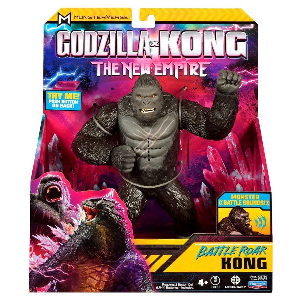 Boneco Kong 17 Cm C/ Som Godzilla Vs Kong Filme 2024 - Sunny