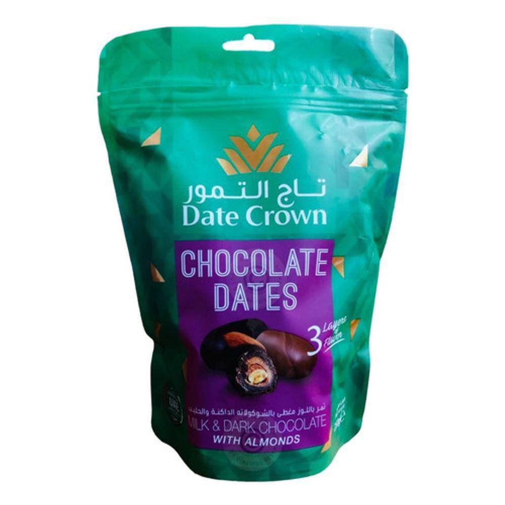 Tâmaras Khalas Com Chocolate Importadas De Dubai 200 G