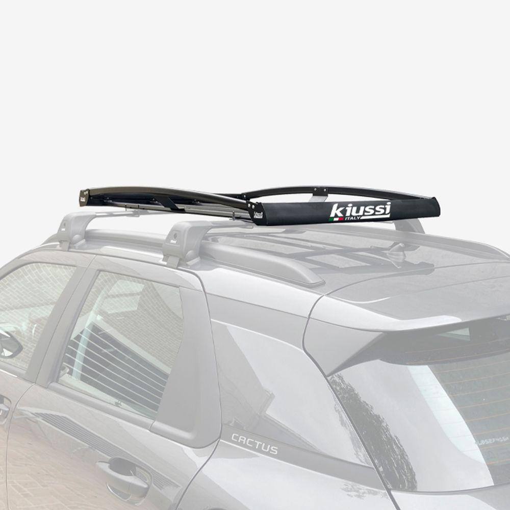 Bagageiro Viagem de teto para carro encaixa em qualquer Rack de teto Bagageiro Gradeado Parma Preto Kiussi