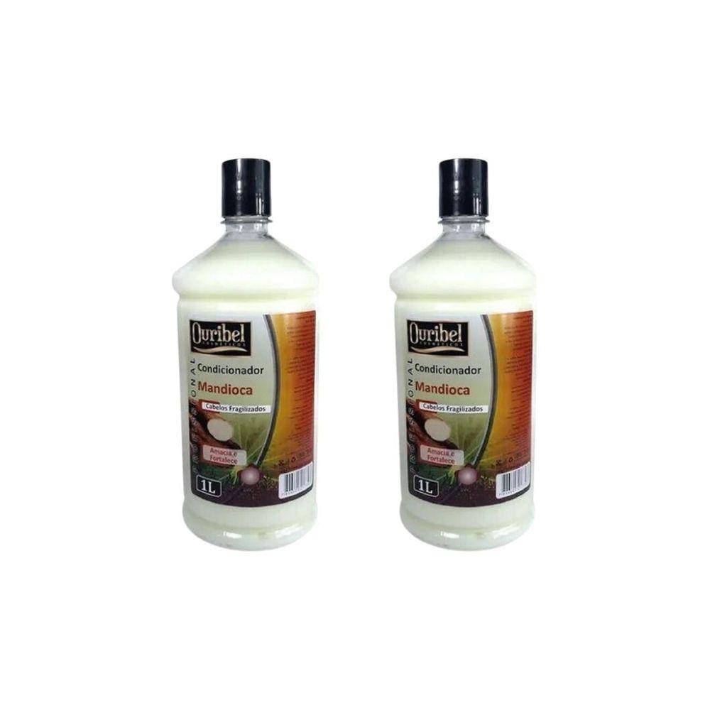 Condicionador Ouribel 1000Ml Mandioca - Kit C/2Un