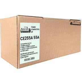 Cartucho de Toner Ce255a 55a compatível preto