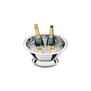 Champanheira Tramontina Rotonda Em Aço Inox Com Suporte Para 4 Garrafas 42 Cm 11,9 L Tramontina