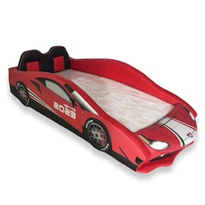 Cama Carro Dream Gt3 Solteiro - Cor Vermelha Tamanho:solteiro