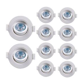 10 Spot De Led Embutir Alltop Mr11 Redondo 3w Bivolt Taschibra 4000k Luz Neutra