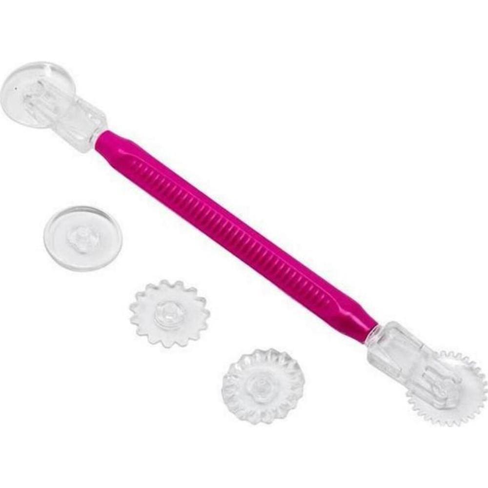 Caneta Rolo Decorativo 5 Pontas Intercambiáveis Silikomart