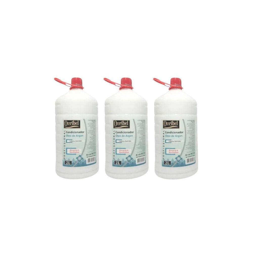 Condicionador Ouribel 2000Ml Oleo Argan - Kit C/3Un