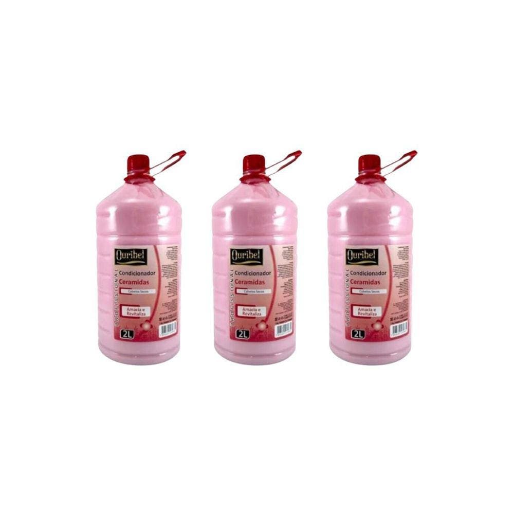 Condicionador Ouribel 2000Ml Ceramidas - Kit C/3Un