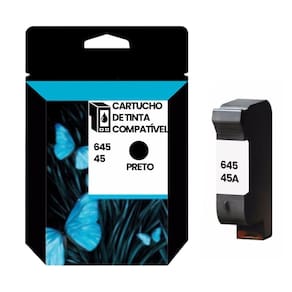 Cartucho 51645a 645 45 Designjet Black 42ml Compatível