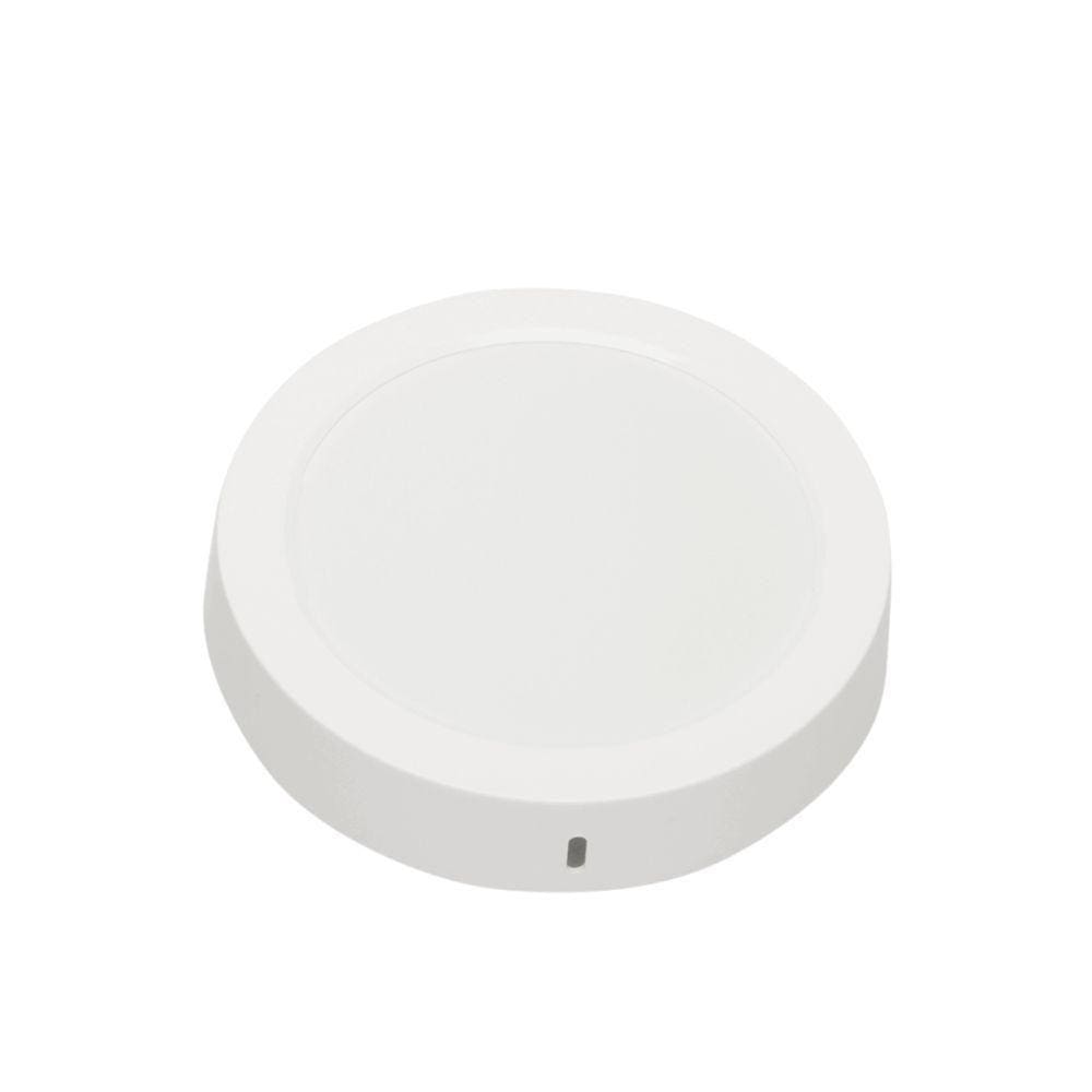 10 Painéis Placa De Led Taschibra 12w Lys Redondo Sobrepor 6500k Luz Fria