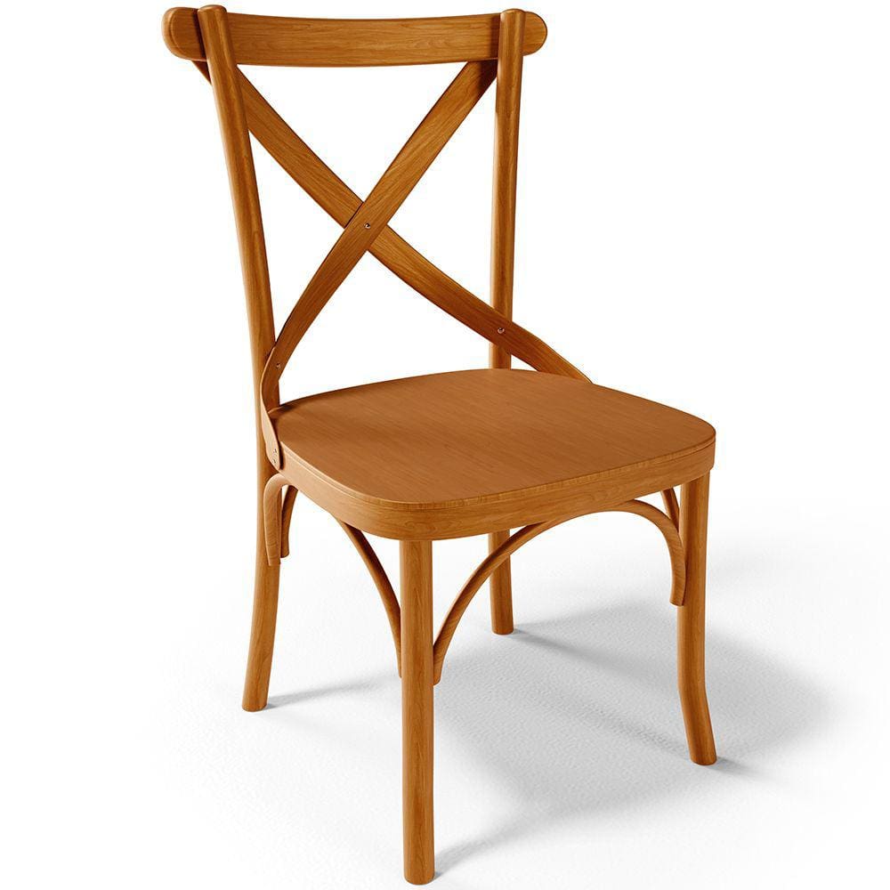 Cadeira Para Sala de Jantar e Estar Living Ávila L02 Madeira Maciça - Lyam