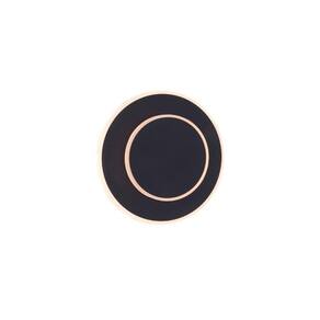 Arandela Moderna Preto Fosco Ajustável 19cm Led 17W 3000K Bivolt