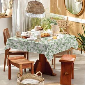 Toalha De Mesa Retangular Teka Basic 1,40M X 2,50M Bambu