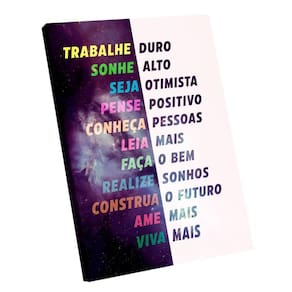 Quadro Decorativo Inspiração Do Dia