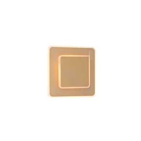 Arandela Moderna Dourada Fosco Ajustável 19cm Led 20W 3000K Bivolt