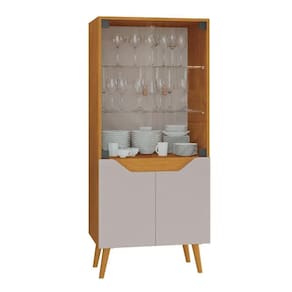Cristaleira Plena 4 Portas Jcm Cinamomo - Off White