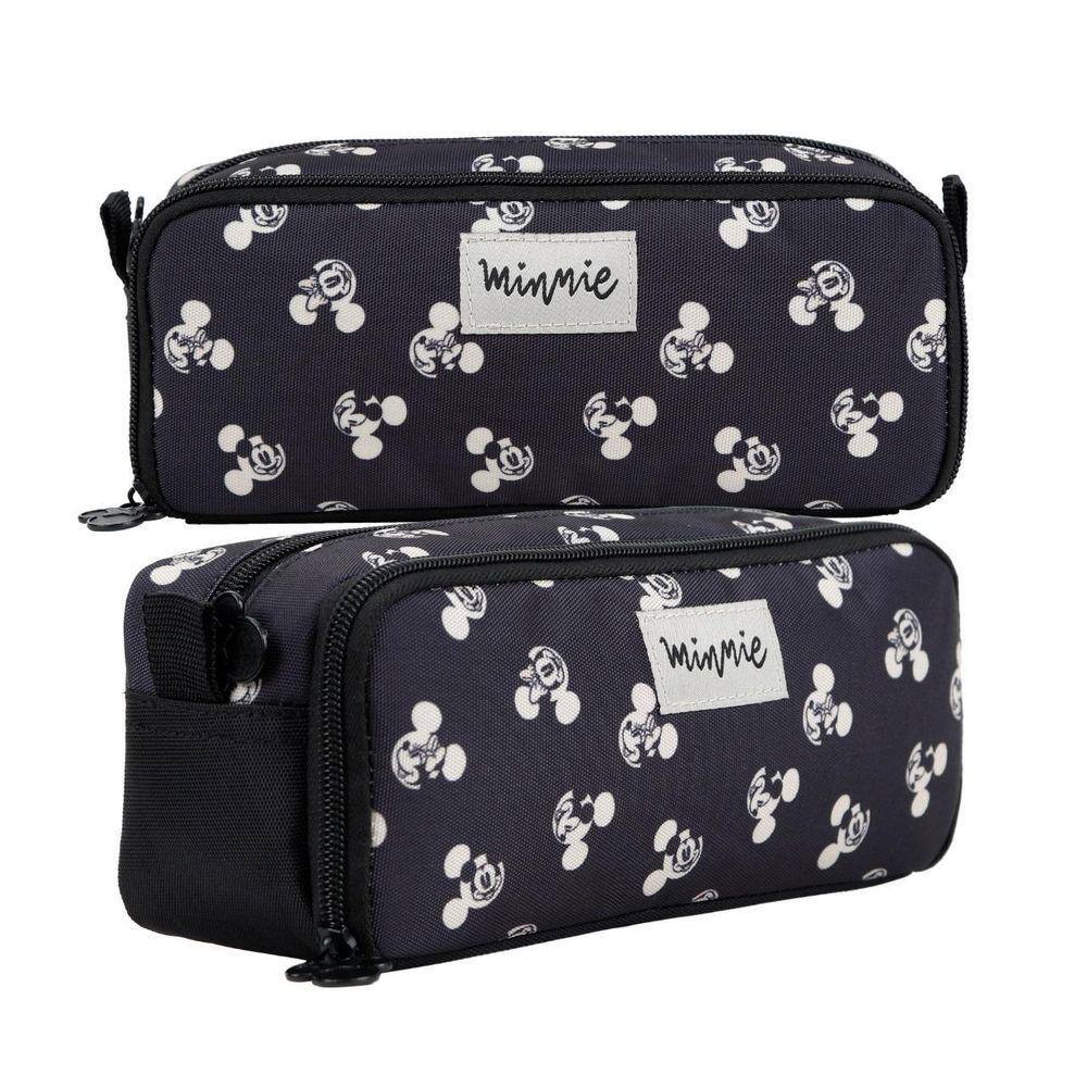 Estojo Duplo Escolar Infantil Minnie Mouse Disney