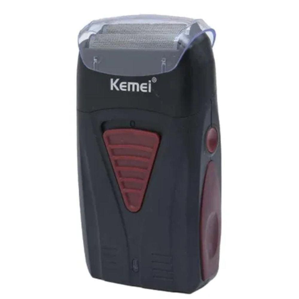 Maquina De Barbear Preta Kemei 3381