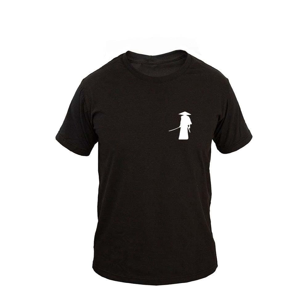Camiseta Masculina Algodão Manga Curta Samurai 1 Casual