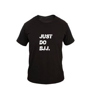Camiseta Masculina Casual Algodão Manga Curta Jiu Jitsu Just