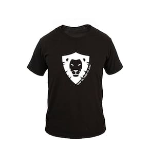 Camiseta Masculina Casual Algodão Manga Curta Leão De Judá