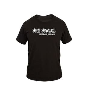 Camiseta Masculina Casual Algodão Manga Curta No Brain