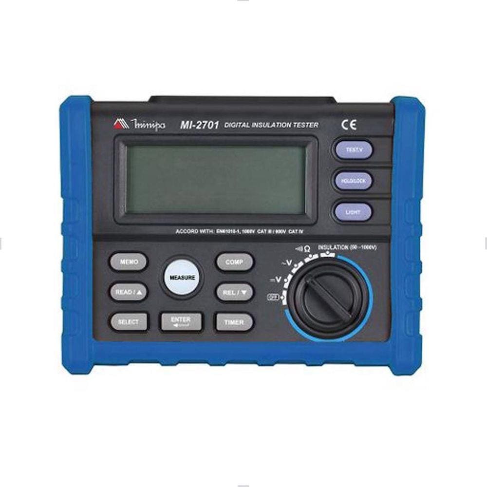 Megometro Digital Memória 20 Registros MI-2701A Minipa