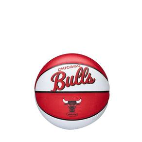 Mini Bola Basquete Nba Retro Hi Bulls Wtb3200xbchi - Vermelho/Branco U