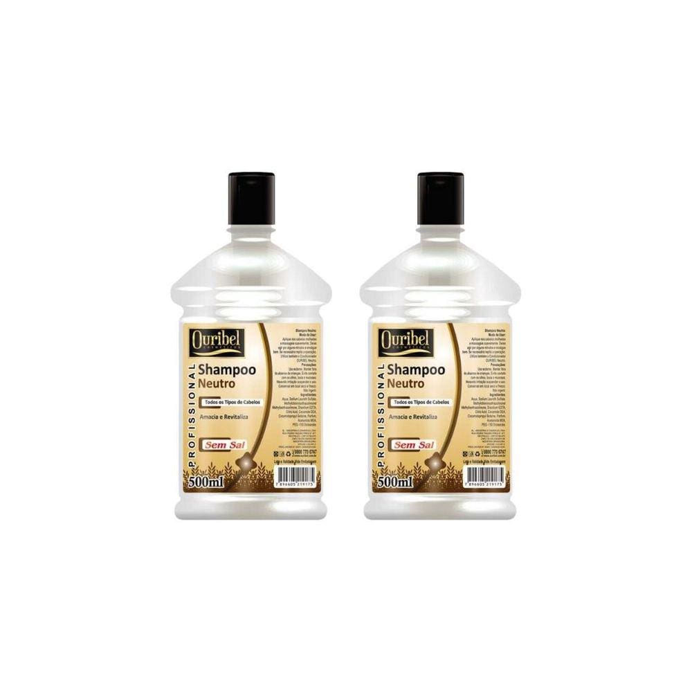Shampoo Ouribel Neutro 500Ml - Kit C/2Un