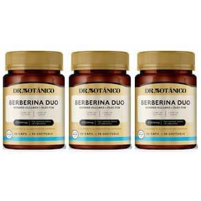 Kit 3 Un - Berberina Duo 2500Mg 90 Capsulas Dr. Botanico