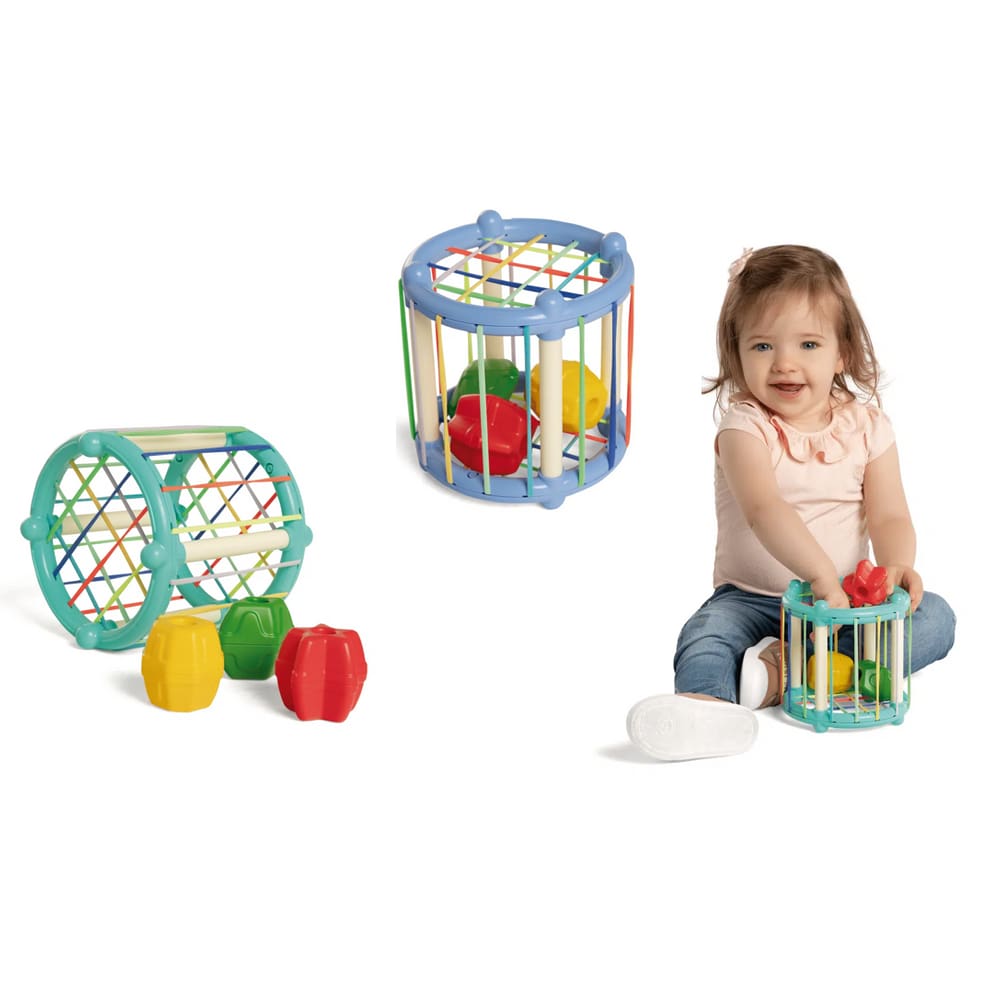 Brinquedo Desafio a Fio Cilindro Elástico +12 Meses - Tateti