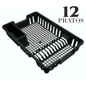 Escorredor De Louças Barato De Plástico Preto