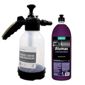 Pulverizador X-Press Snow Foam 2 Litros Waxtreme + Alumax 1,5 Litros Vintex
